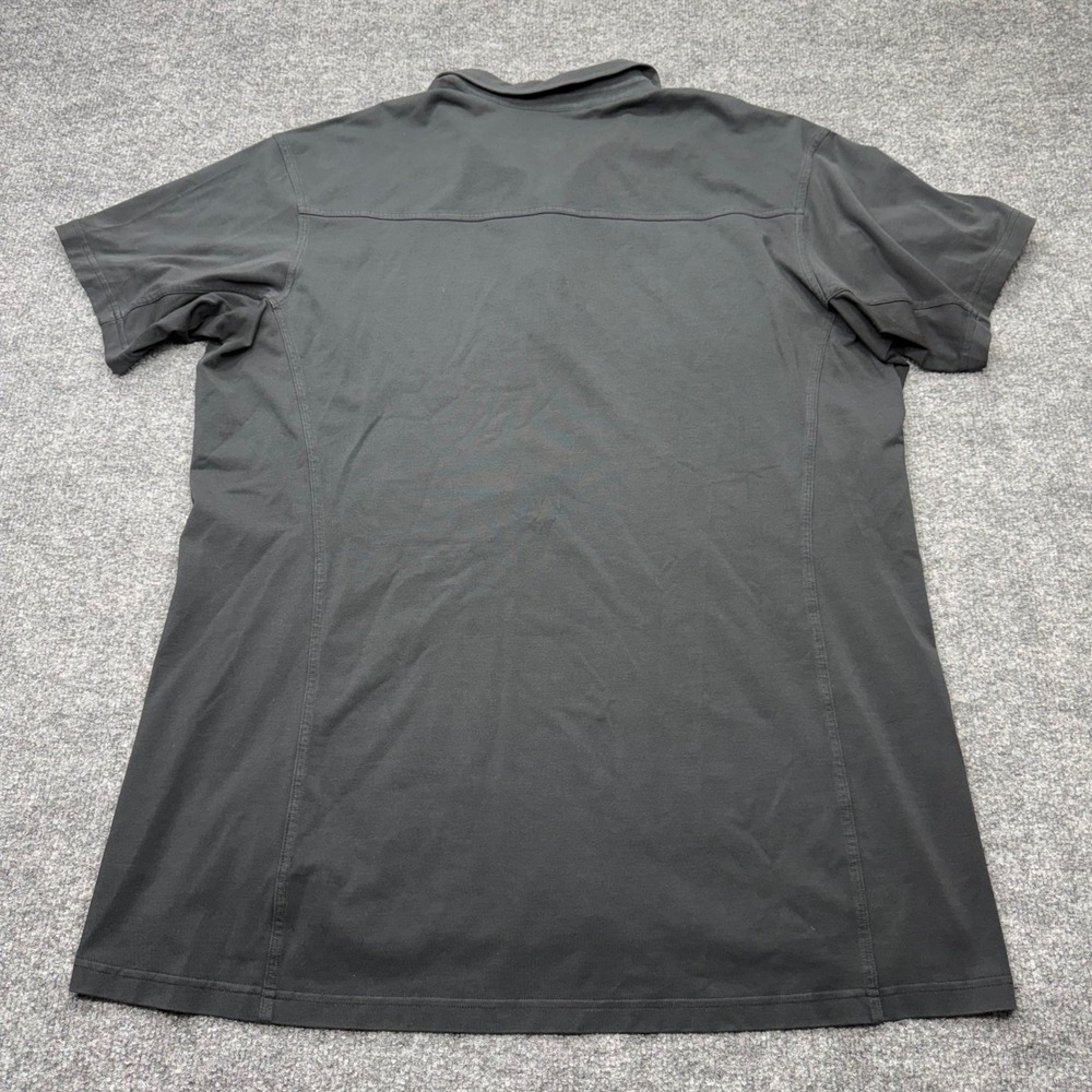 Arcteryx Captive Polo Shirt Mens XXL Black Short Sleeve Techwear 11625-7 - Picture 8 of 8